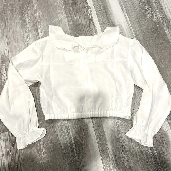 Zara Fluid Ruffled Blouse - Picture 9 of 9